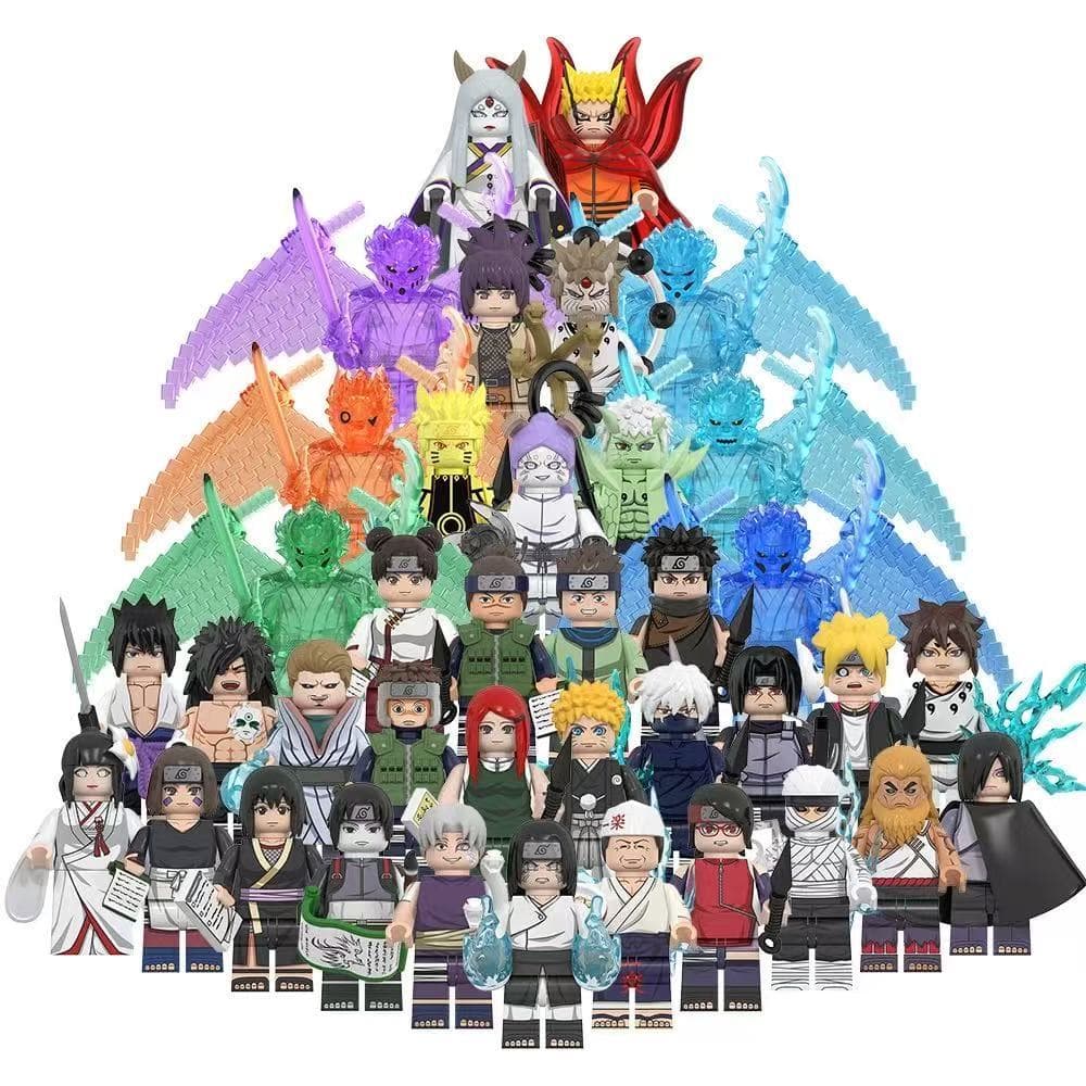 WM6167 WM6154 WM6153 WM6152 Série Anime Figura De Ação Builing Block Coleção Brinquedos Para Crianças