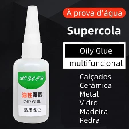 50g Adesivo À Base De Óleo De Alta Viscosidade – Cola Multiuso Forte Para Sapatos , Plásticos , Madeira E Metal