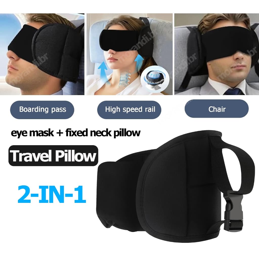 Travesseiros De Viagem Para Aviões , Alça Prática Cabeça De Avião , Encosto De Portátil , Carro , Viagens , SHOPSKC7124