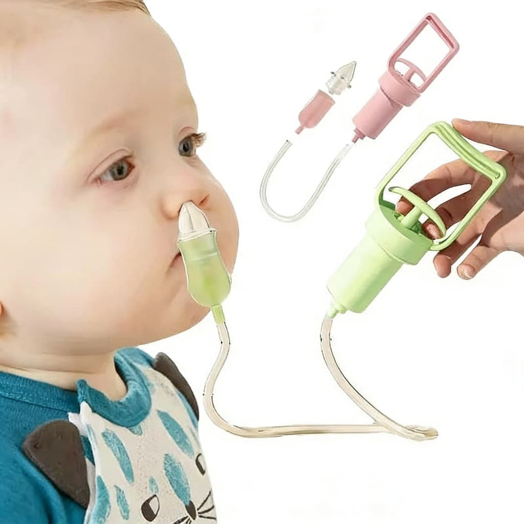 Aspirador Nasal Manual Para Bebês , Limpador Recém-Nascidos , Evita Muco E Congestão