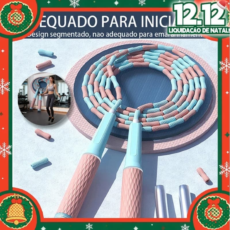 Corda Segmentada Corda De Pular Crossover Com Rolamento