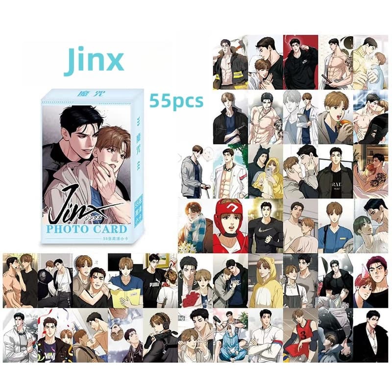 10-55 Pçs Jinx Mingwa Holograma Laser Lomo Cartões Manga Manhwa Quadrinhos Foto Photocards Zaijing Jindan Postais Hologr