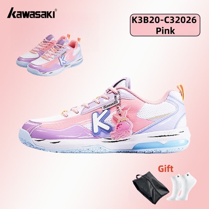 Kawasaki Bob Esponja Sapatos De Badminton Feminino E Masculino Treinamento Profissional Antiderrapante Durável Absorção 