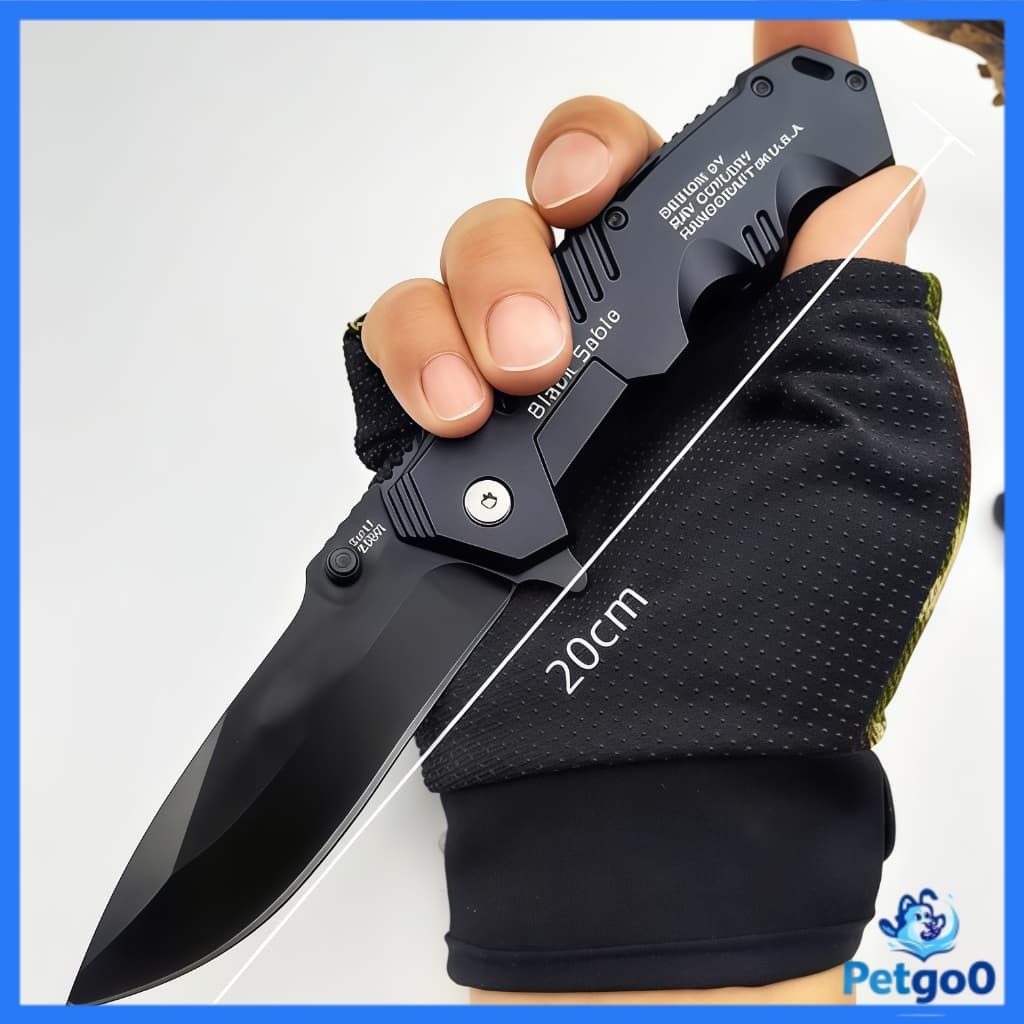 Canivete Aço Preto Faca de cozinha para frutas Para Cozinha Pesca Camping Sobrevivência