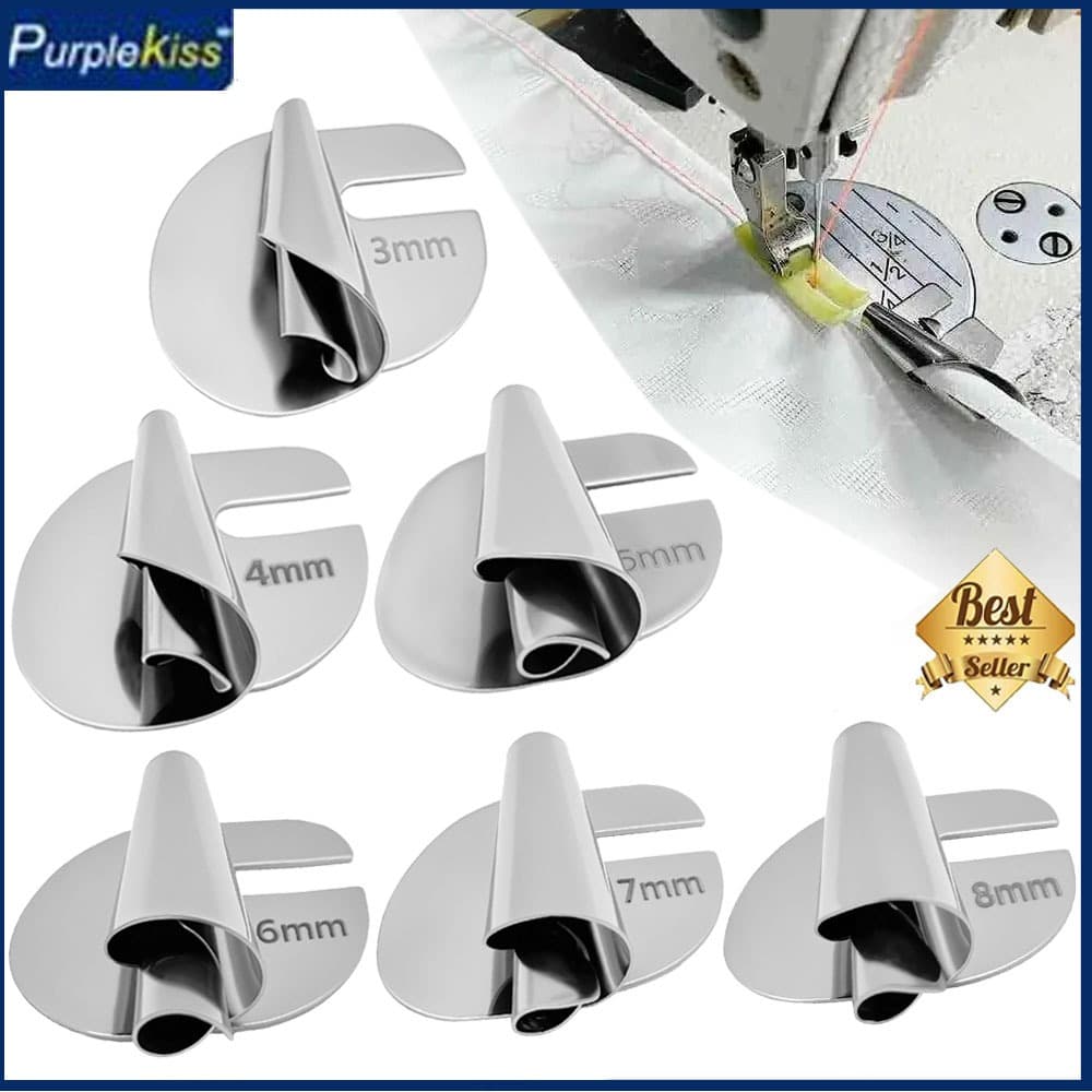 Extrator De 3mm-10mm De Costura Cânhamo Enrolado De Aço Inoxidável Antigo Prensa Calcador Acessórios Artesanal