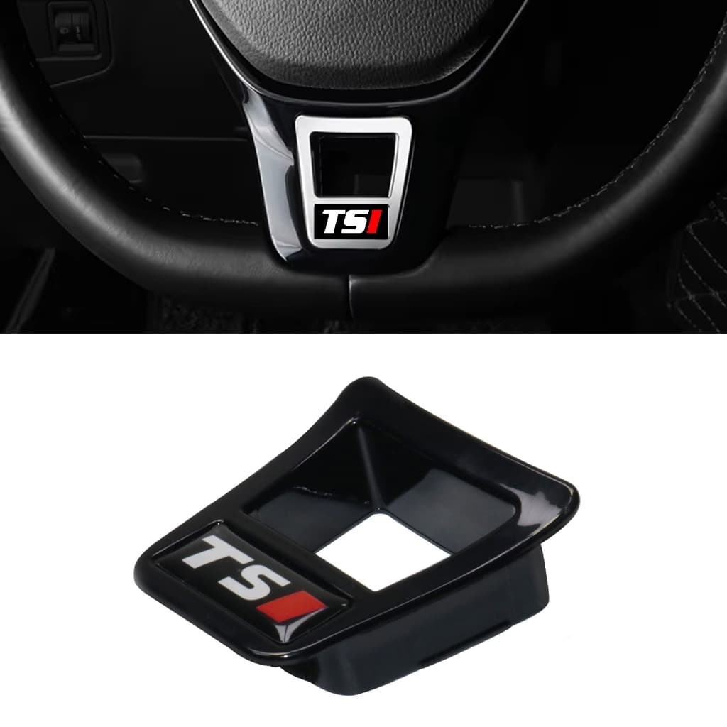 1 Pçs Para VW Volante glitter Decorativo Adesivo De Carro Tiguan Magotan Bora Lavida Passat Sagitar Touaregn