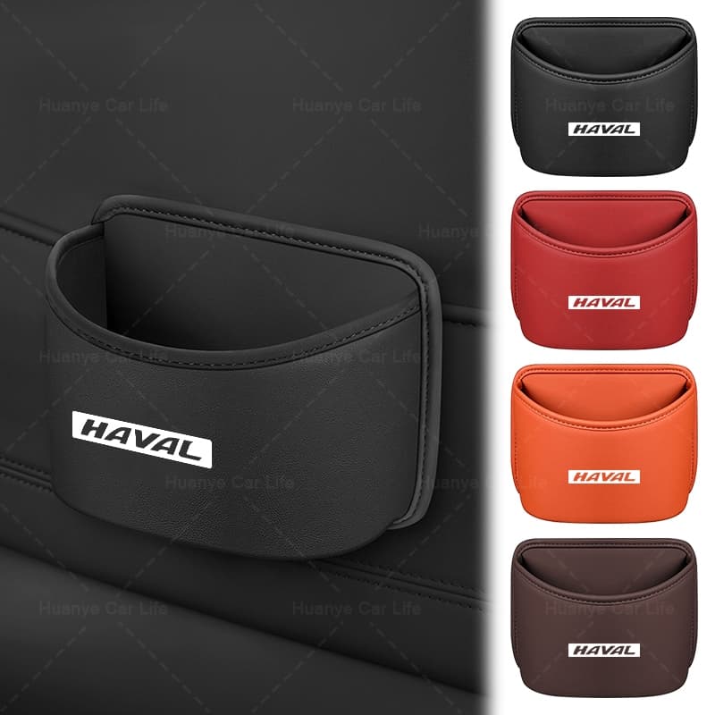 1/2 Pçs Carro Pendurado Lata De Lixo Napa Couro Saco Armazenamento Para Haval Jolion H6 2021 H9 F7X F7 H2S H7 H1 M6 H3 H