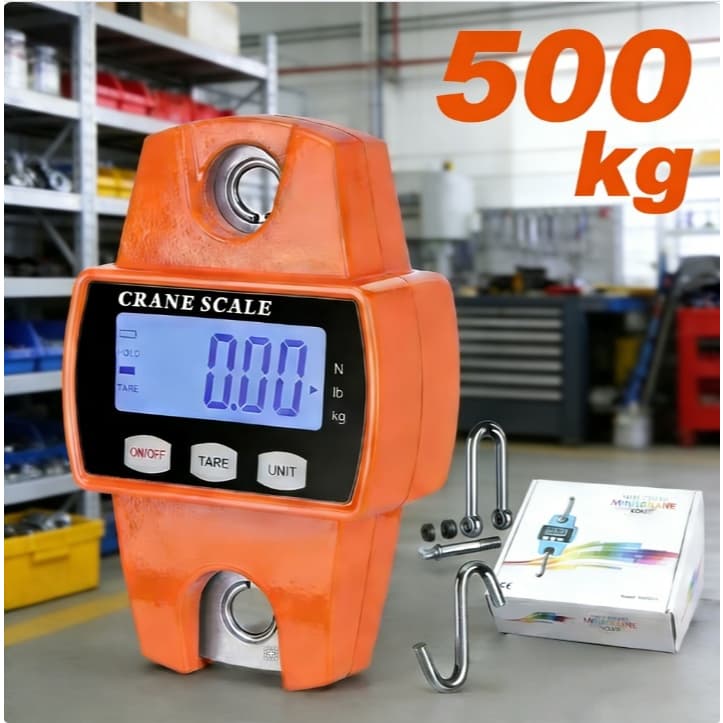 Balança Industrial Digital Portátil Lcd Suspensa 500 Kg