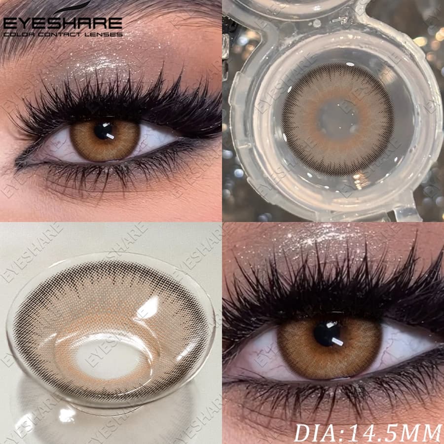 EYESHARE Novo Estilo Lentes De Contato De Cor Azul Verdes Moda Marrom Pupilas De Beleza Transporte Rápido Do Brasil