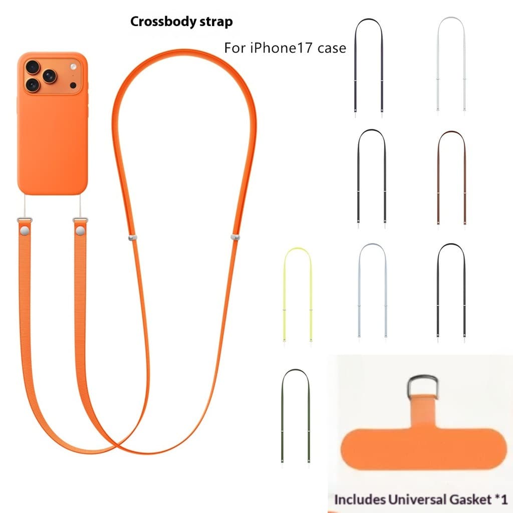 Novo Compatível com Apple Cordão Transversal Magnético Ajustável Capa de Telefone Série iPhone 17