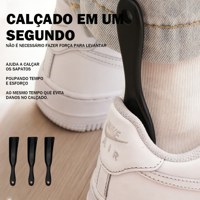 Calçadeira unissex, fácil de calçar e descalçar, durável, envio imediato