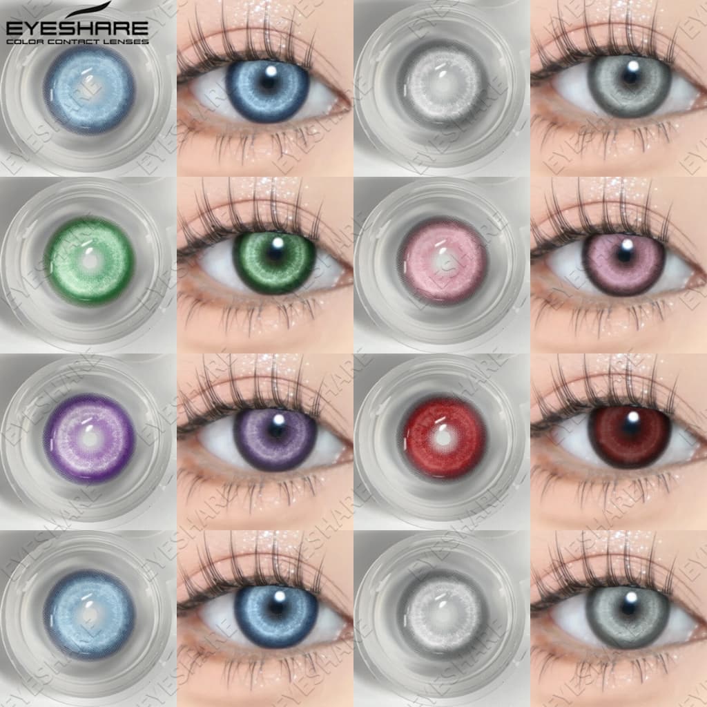 Lentes De Contato Coloridas EYESHARE Acessórios De anime , De cosplay Fantasias De Halloween , Natal , Festas De Ano Nov
