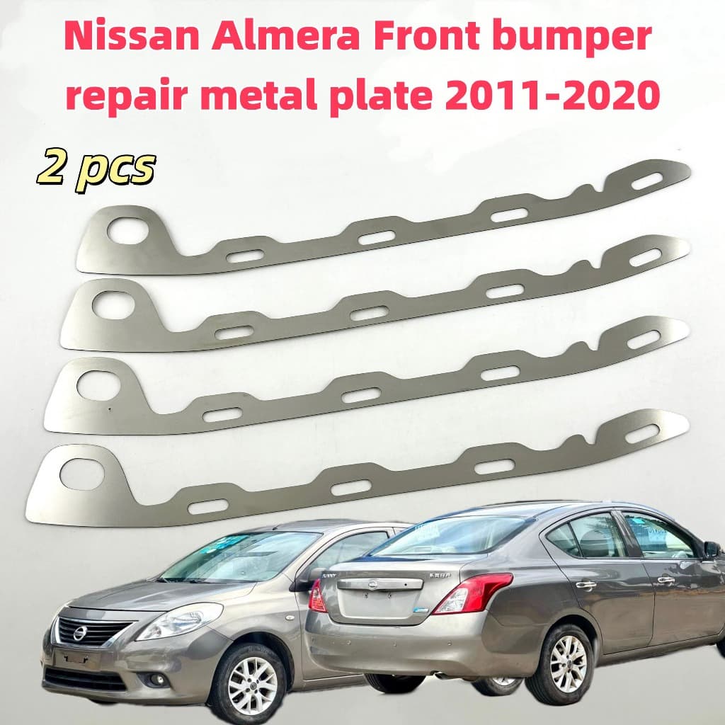 Adequado para Nissan Versa Almera amortecedor dianteiro 2011-2020 reparação placa de metal fivela quebrado reforçado