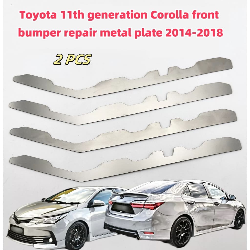 Adequado para Toyota Décima Geração Corolla Altis Reparação de pára-choque dianteiro Placa de metal 2014-2018 Fivela Abe