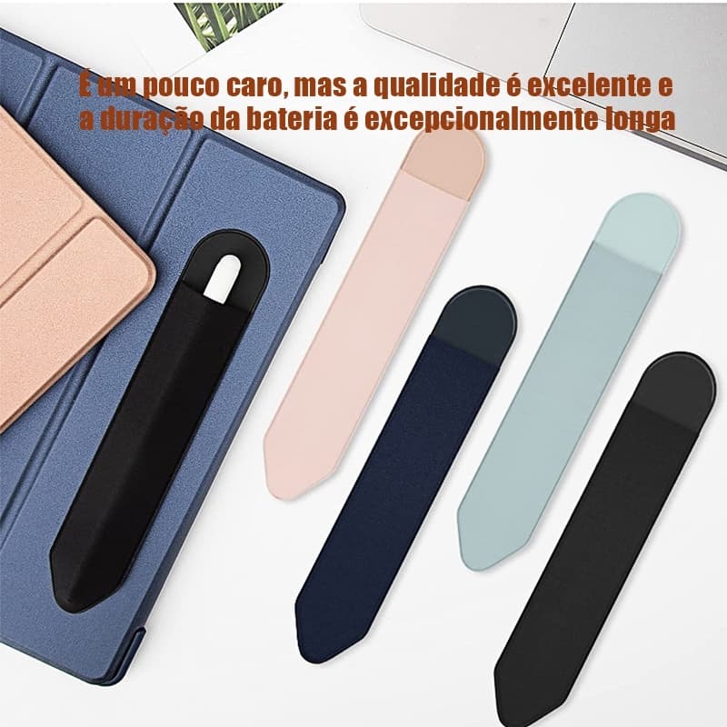 Couro Elástico Stylus Bolso Bolsa Acessórios Caneta Adesiva Manga Anexada Ao Caso Para Apple Pencil E Outras Canetas