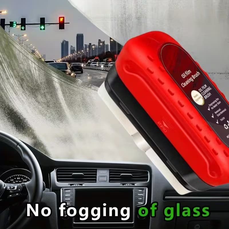 Escova de limpeza de filme de óleo de vidro de carro 120ml Caixa Colorido Organizadora Conveniente