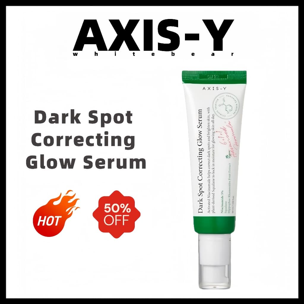 4.4 [AXIS-Y] dark Spot Correcting Glow Serum 50ml/Reduzindo Manchas Escuras/Umidade Profunda/Adequado Para Tipos De Pele