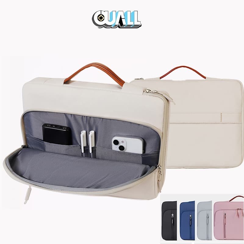 Bolsa Para Laptop À Prova D'água MacBook Air 15.3 13 14 15 Polegadas-Capa Fina Notebook De Escritório Com Acolchoamento 