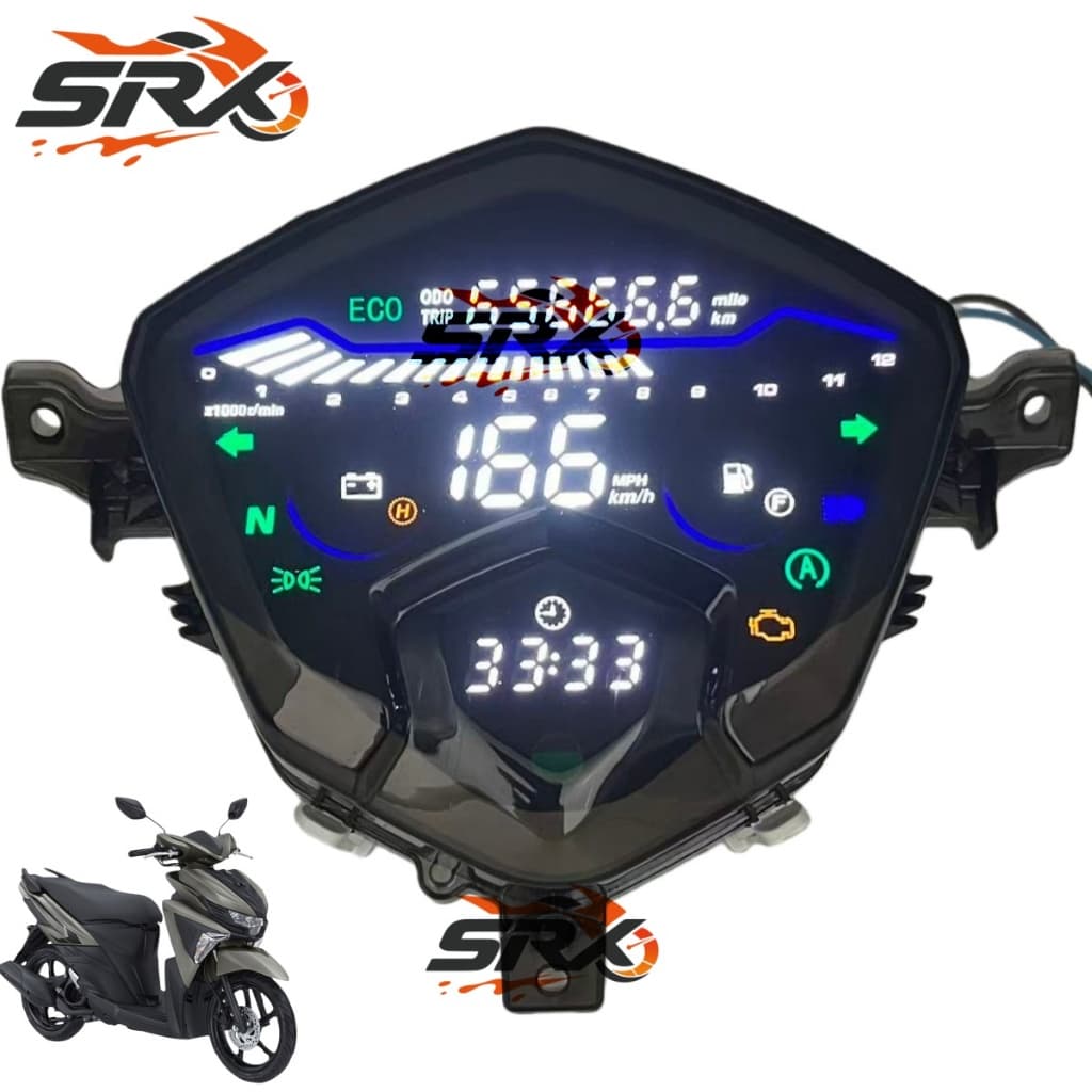 Para Yamaha Automático 125 2022-2024 Neo125 Neo 125 2018-2022 Velocímetro Digital Acessórios Do Medidor Da Motocicleta