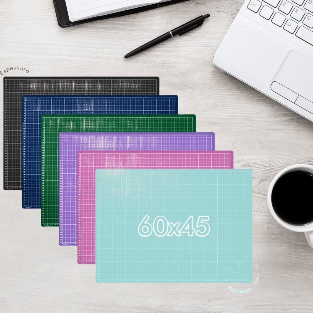 Base De Corte A2/A3 60x45 30x45 Dupla Face Patchwork Artesanato Cores