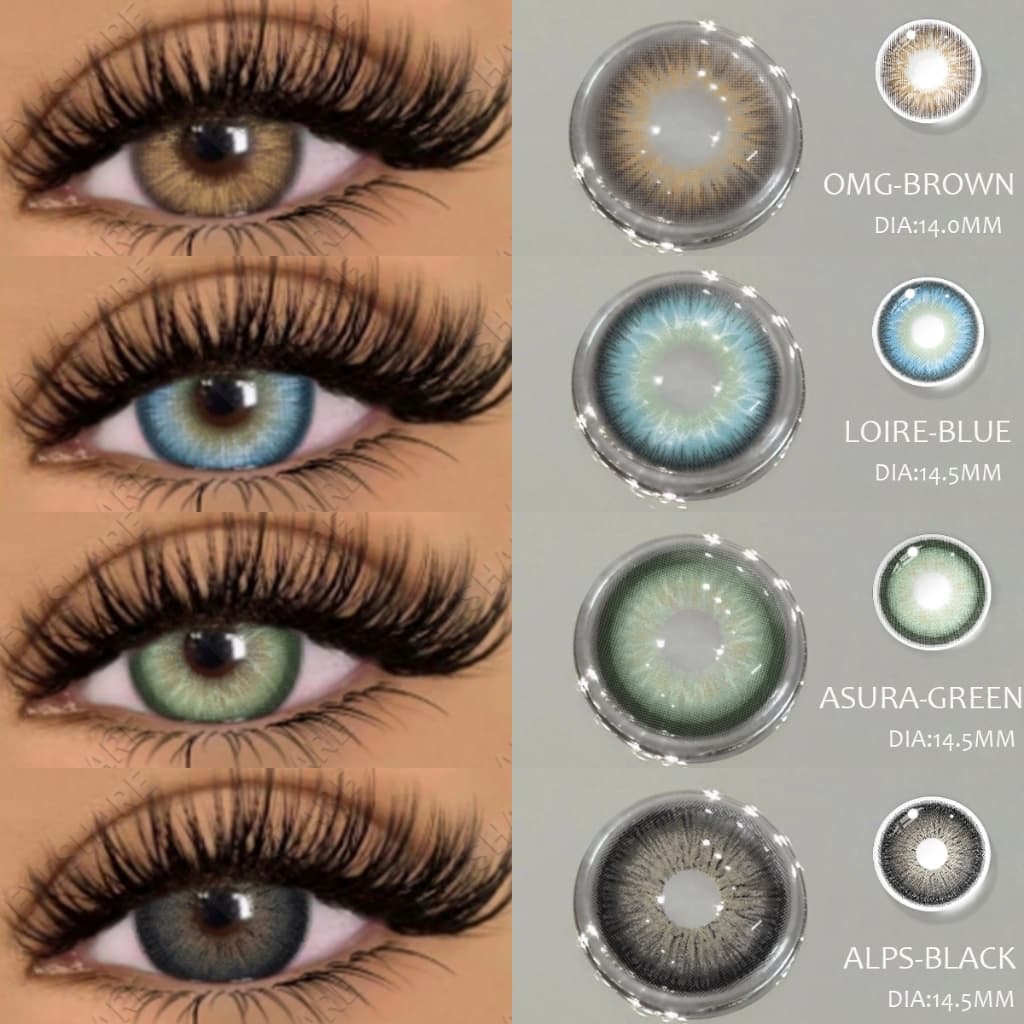 Lentes De Contato Marrons Moda Cor Azul Perfeitas Para Festas Pupilas De Beleza Cinza Envio Rápido Do Brasil