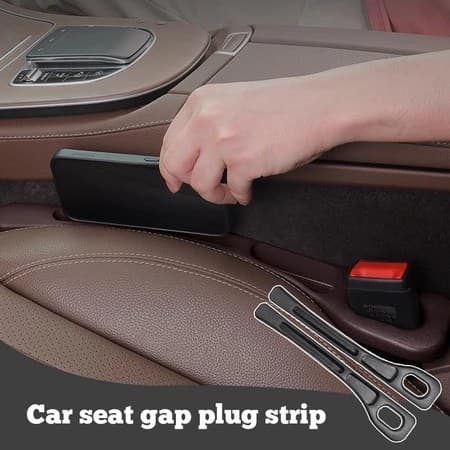 Organizador De Costura De Assento De Carro Com Tiras Espaçadoras E Fixadores , Caixa De Armazenamento Automotivo Antider