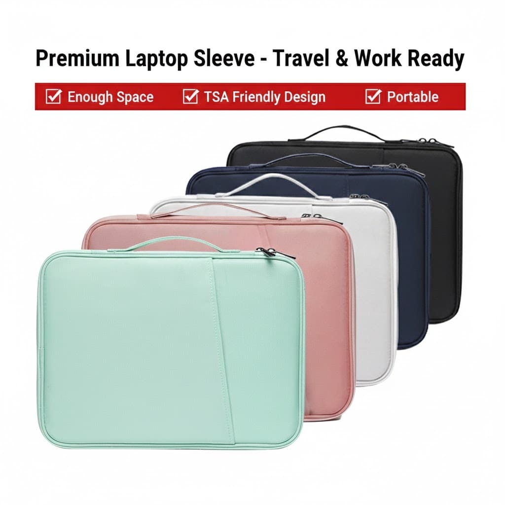 Tablet À Prova D'água Bolsa Multi Camada Acolchoada De Choque Caso Armazenamento Para iPad Viagens 11/13 Polegadas