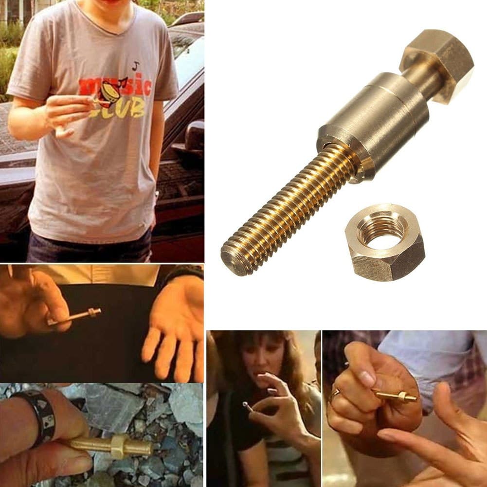 OKCATZONE Magic Trick Truques Parafuso Mágico De Autorotação Porca Rotativa De