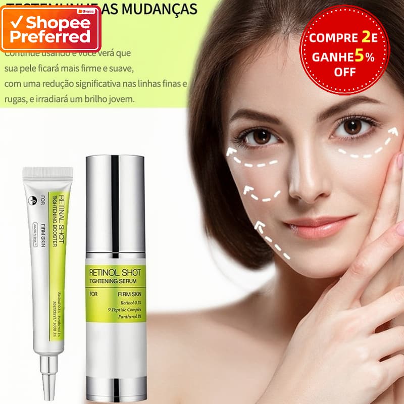 （Brinde: 3 Máscaras Faciais）Retinol Eye Cream-Suave Hidratante Suave Firmador |Soro antienvelhecimento para cuidados com