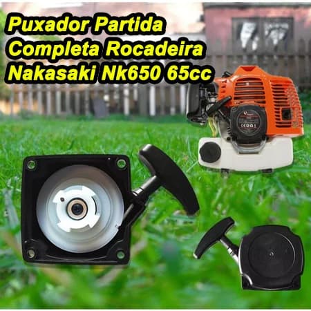 Partida Puxador Cordinha Para Roçadeira Profissional Nakasaki 650cc-Pro