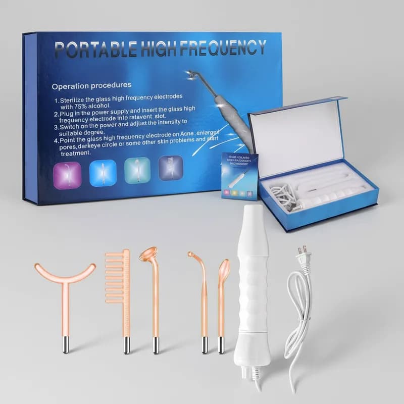 Aparelho Alta Frequência 5 em 1 Bivolt - Facial e Capilar