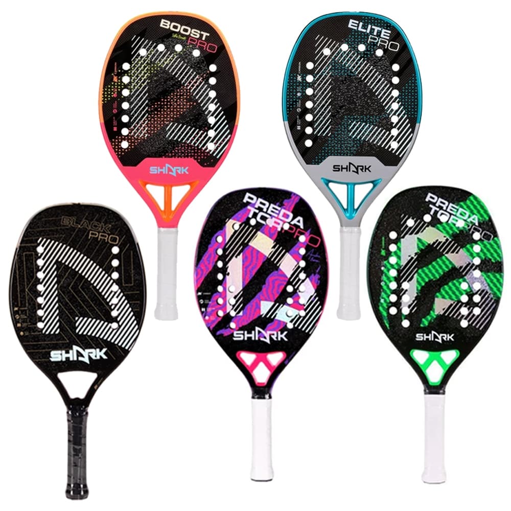 Tênis De Praia 3K Fibra De Carbono Completo Rude Face Feminino Raquete Quadro Profissional Masculino + Mochila