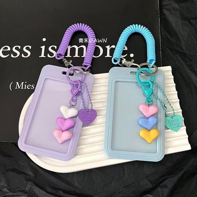 Bonito Porta Cartões Fotográficos Chaveiro Fofos Chaves Kpop Star Wave Photocard Chaveiro Transparente