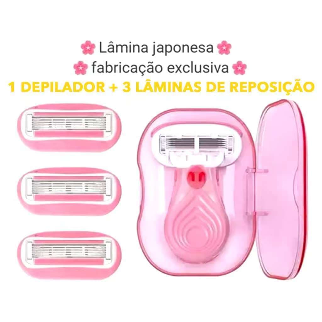 Mini Removedor De Pêlos Feminino Gillette Venus Sensitive – 3 Lâminas Revestidas De Diamante , Lubrastrip Para Deslizame