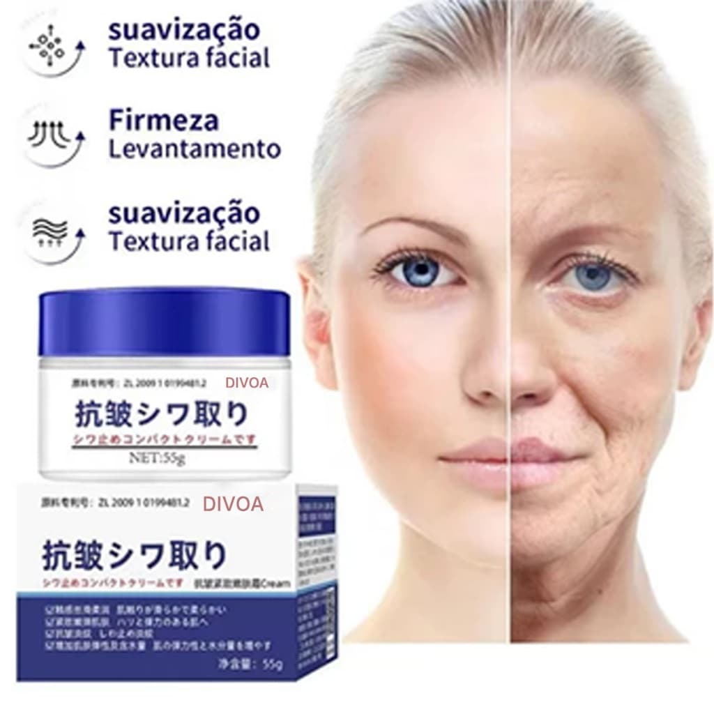 Pele Reafirmante Antirrugas Retinol Clareador Hidratante Melasma Creme Noturno