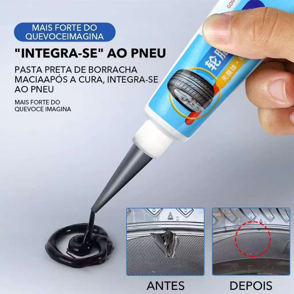 Cola Para Reparo De Pneus Líquido Forte Colas De Borracha Preta Macia Resistente Ao Desgaste Não Corrosiva Adesivo