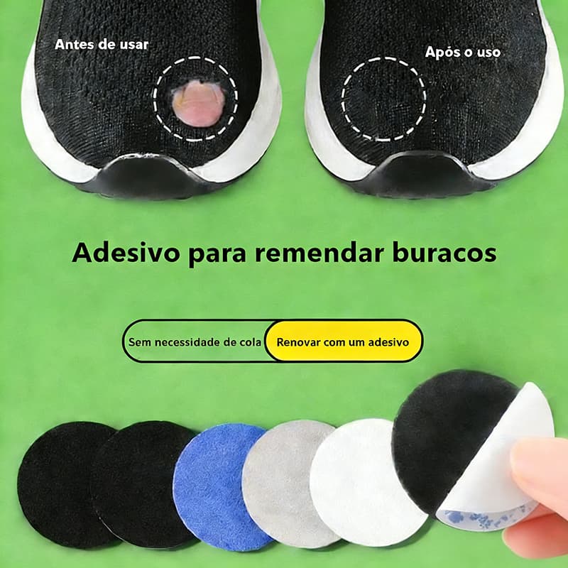 Patches Confortáveis Para Reparo De Tênis/Adesivos De Almofadas De Corte/Forro De Sapato De Malha Perfuradaq