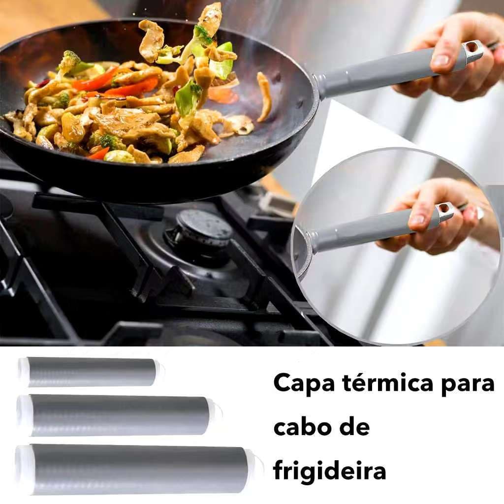 Capa De Silicone Para Alça Anti-Queimadura De Borracha , Resistente Ao Calor , Antiderrapante