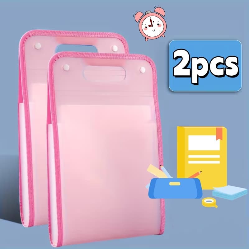 Pasta Sanfonada 12 Divisorias A4 Papelaria/ Material Escolar