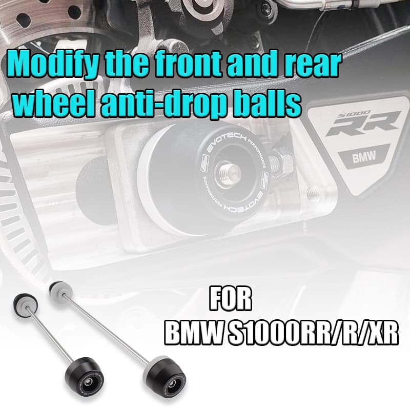 Para BMW S1000R S1000RR M1000RR 2013-2023/S1000XR 2020 Moto Eixo Dianteiro Traseiro Garfo Acidente Slider Protetor De Ro