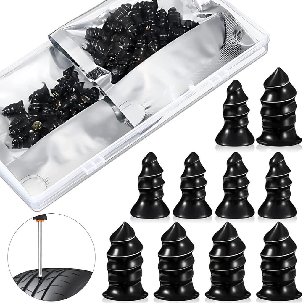 Reparação de pneus de borracha para reparo de pneus, ferramenta de reparo rápido de pneus de emergência