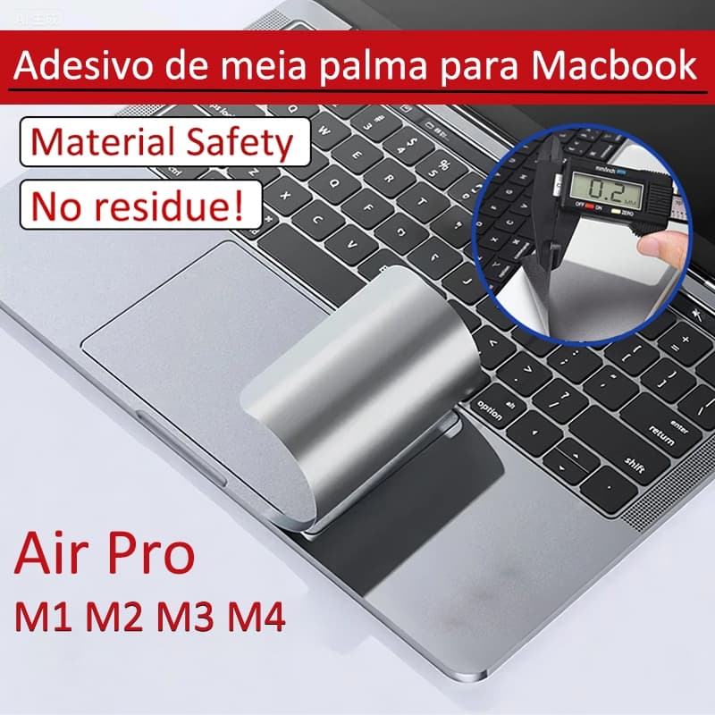 Película Protetora De Pele Meia Palma Para Macbook Air Pro 13,14 inch A2337 A3113 A2442 A2338 A3240 Macbook accessories