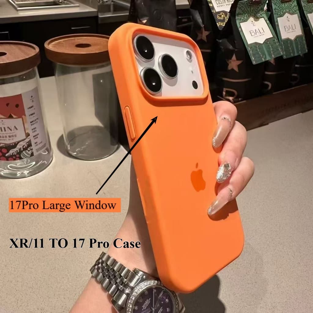 Carcasa TPU Mate Case Capa Capinha para iPhone XR/11 Alterar para iPhone 17 Pro Anti-Huella Capa