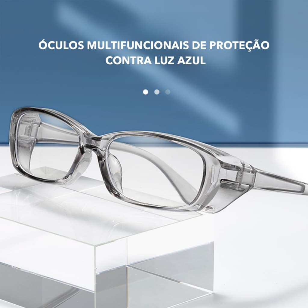 Óculos Multifuncionais Antiembaçante E Com Reflexão De Areia Luz Azul