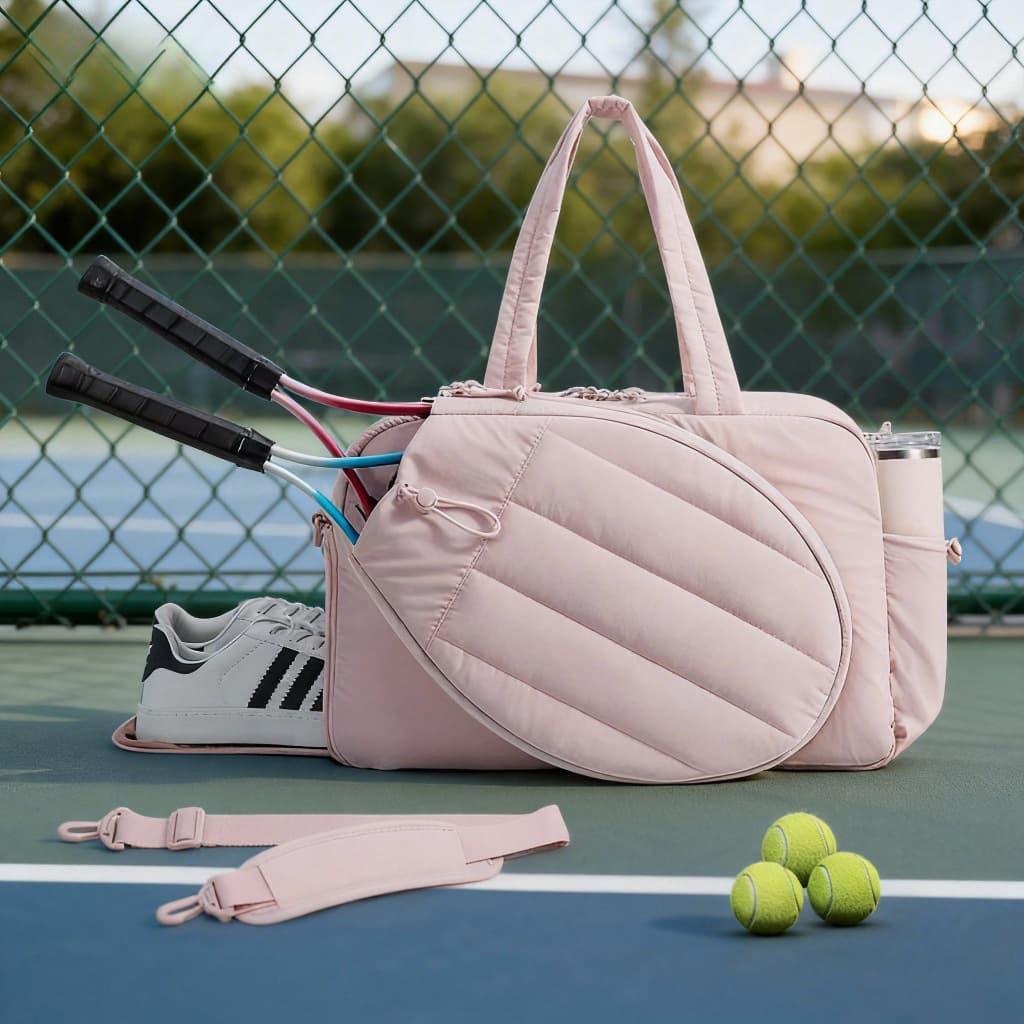 Novo masculino feminino tênis sacola moda portátil bolsa Badminton 2 pacote moda bolsa