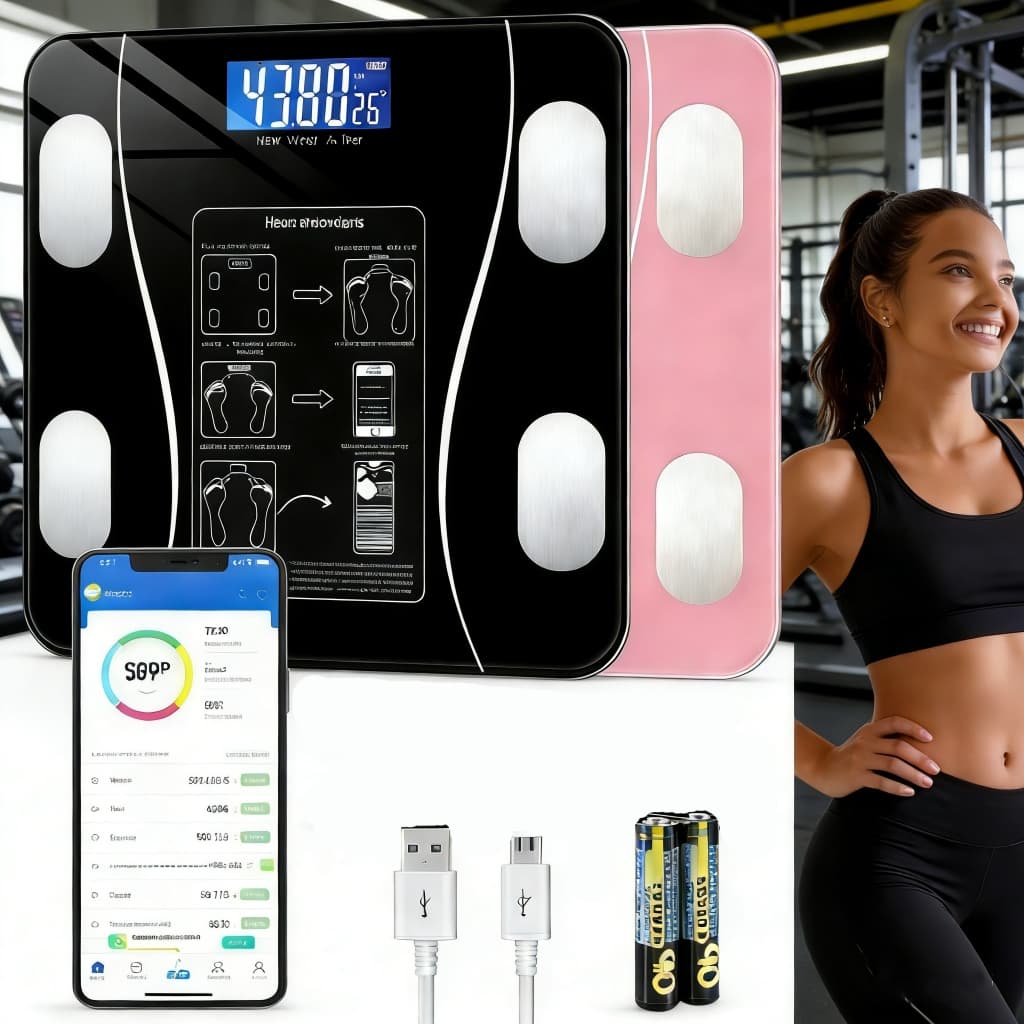 Balança Digital Medidora Corporal Bioimpedância balança digital corporal balança corporal até 180kg