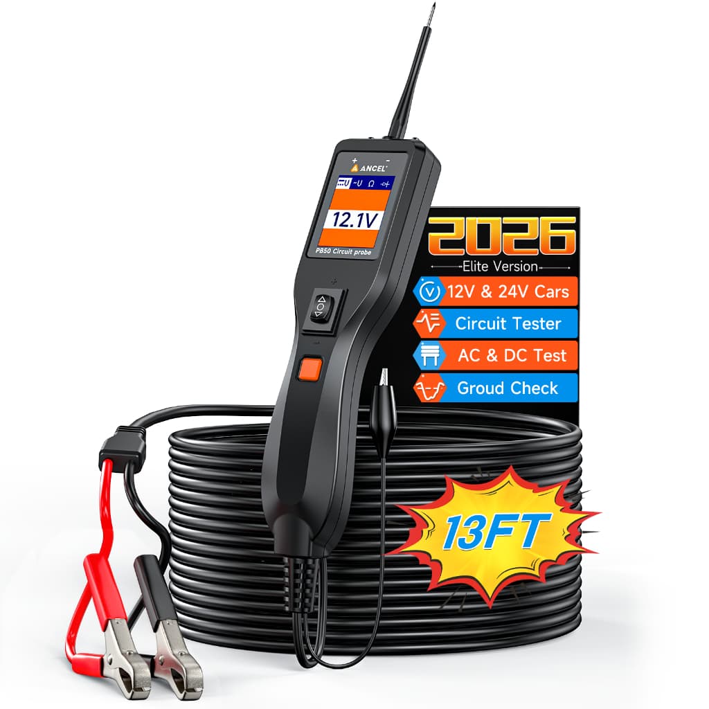 Ancel PB50 12V 24V Testador De Sonda De Circuito De Energia Automotiva Ferramenta De Diagnóstico De Resistência A Curto 