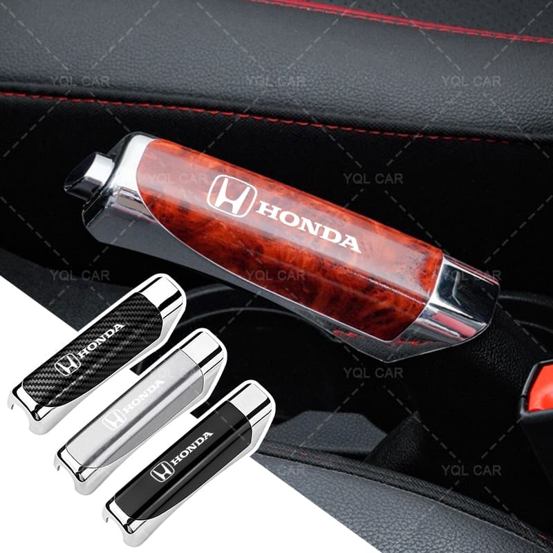 1 Pçs Plástico ABS Capa De Freio De Mão Do Carro Bordas Lisas Protetor Para Honda Dio Fit3 Rd1 Civic Binzhi XRV CRV Acco