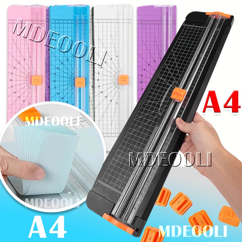 Guilhotina Cortador De Papel A4 Portátil Fácil Manuseio Escritório  Lâmina para álbum de recortes de fotografias A5