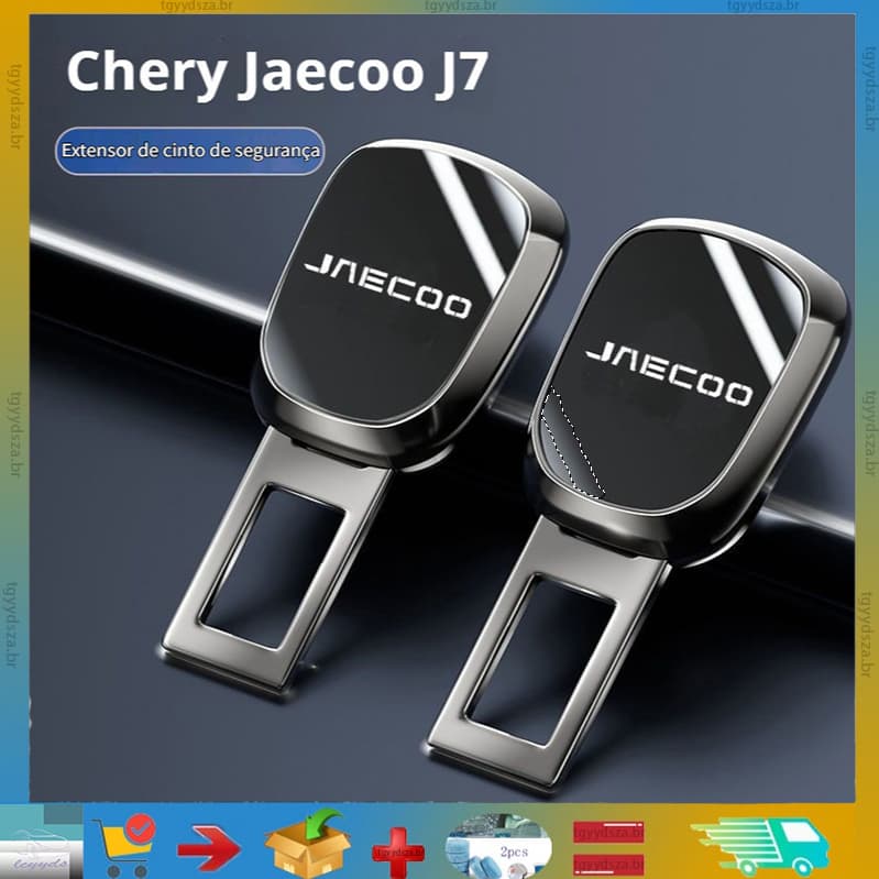 Para Jaecoo J7 / J6/J5 Carro Liga De Zinco Cinto De Segurança Fivela Clipe Silenciador Alarme Produtos De Ajuste Do